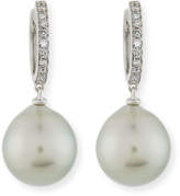 Thumbnail for your product : Assael 13mm Tahitian Pearl & Diamond Drop Earrings