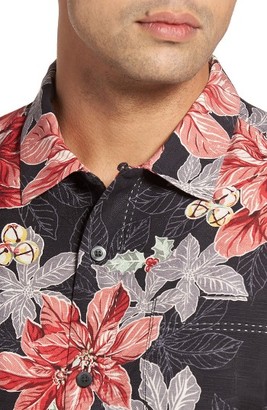 Tommy Bahama Men's Big & Tall Festive Flora Silk Camp Shirt