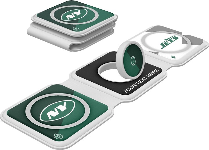 Keyscaper New York Jets Personalized 3-in-1 Foldable Charger