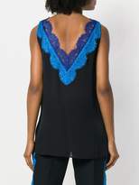 Thumbnail for your product : Emilio Pucci lace insert sleeveless blouse