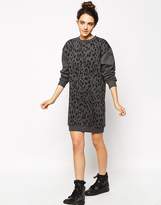 Thumbnail for your product : People Tree Organic Cotton Sweat Dress In Animal Print