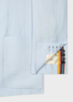 Thumbnail for your product : Paul Smith Men's Light Blue Linen Patch-Pocket Unconstructed Blazer