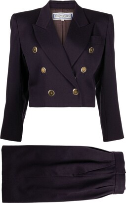 CHANEL Pre-Owned 1990s three-piece Skirt Suit - Farfetch