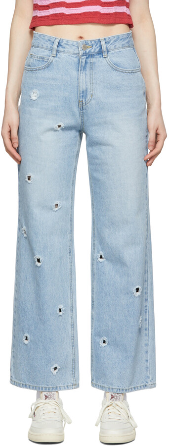 Womens Light Blue Jeans | Shop the world's largest collection of 