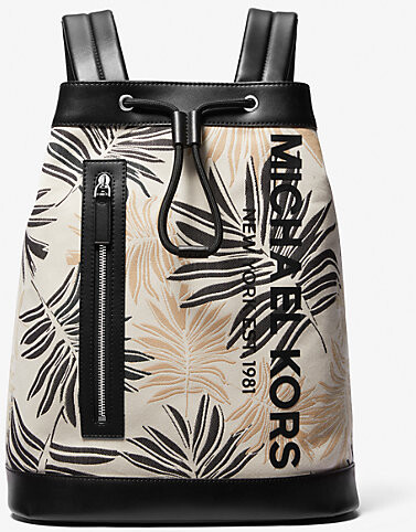 Michael Kors Cooper Palm Jacquard Mariner Backpack - ShopStyle