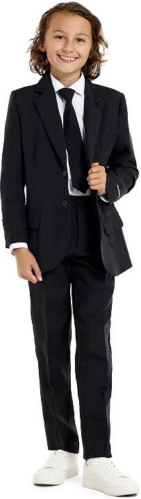 Boys 6-16 OppoSuits 3-Piece Black Suitmeister Suit Set