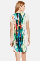 Thumbnail for your product : Vince Camuto Placed Print Shift Dress (Regular & Petite)