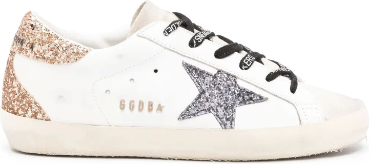Golden Goose Super-Star glittered sneakers