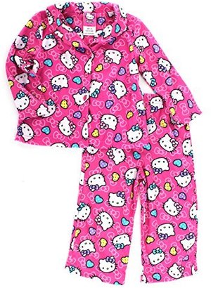 SANRIO Hello Kitty Toddler Pink Flannel Pajamas
