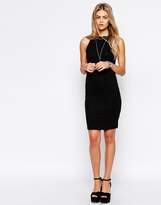 Thumbnail for your product : ASOS Tall 90's High Neck Bodycon Dress