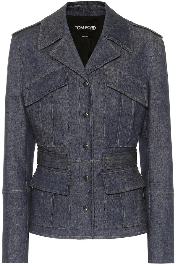 tom ford black denim jacket