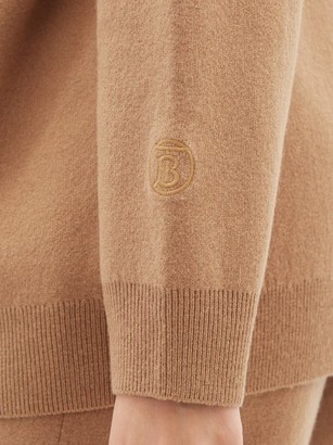 Burberry Farah Roll-neck Cashmere-blend Sweater - Camel