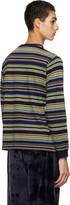 Thumbnail for your product : Beams Multicolor Striped Long Sleeve T-Shirt
