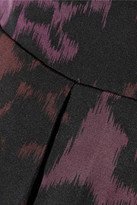Thumbnail for your product : Burberry Printed silk-faille skirt