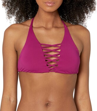 Billabong Women's Sol Searcher Strappy Crop Swimsuit Bikini Top