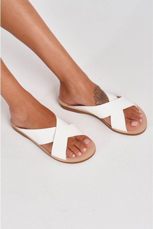 Comfort Sandals Ribbon Bow Top EVA Flat Slides