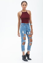 Thumbnail for your product : Forever 21 Ribbed Knit Crop Top