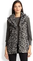 Thumbnail for your product : Alice + Olivia Kelsi Faux Fur Long Vest