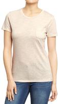 Thumbnail for your product : Old Navy Women's Slub-Knit Crew Pocket Tees
