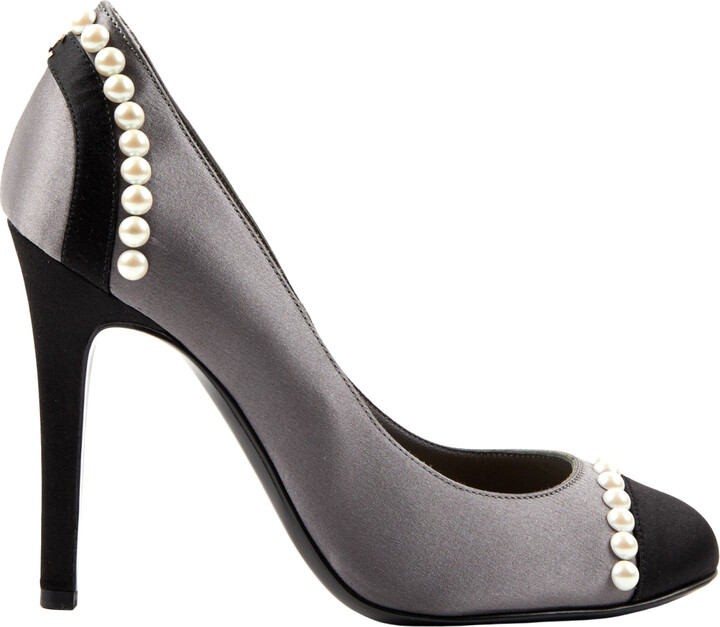 Chanel Cloth heels - ShopStyle Pumps