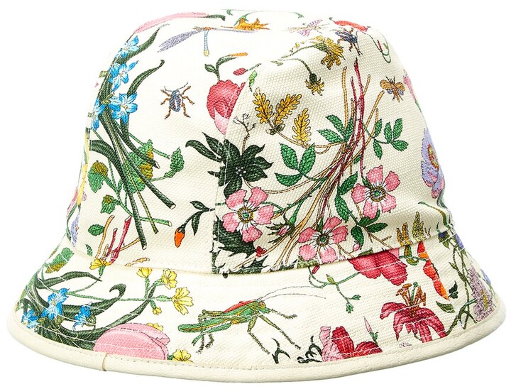 gucci floral hat