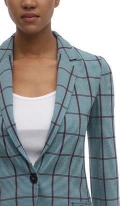 M Missoni Fitted Check Cady Jacket