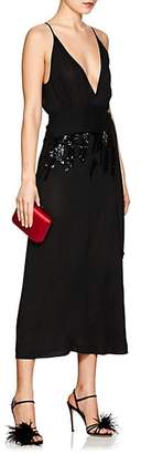 Victoria Beckham Women's Sequined Silk Chiffon Midi-Dress - Black