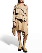 Thumbnail for your product : Dawei Studio Asymmetric Trench Skirt