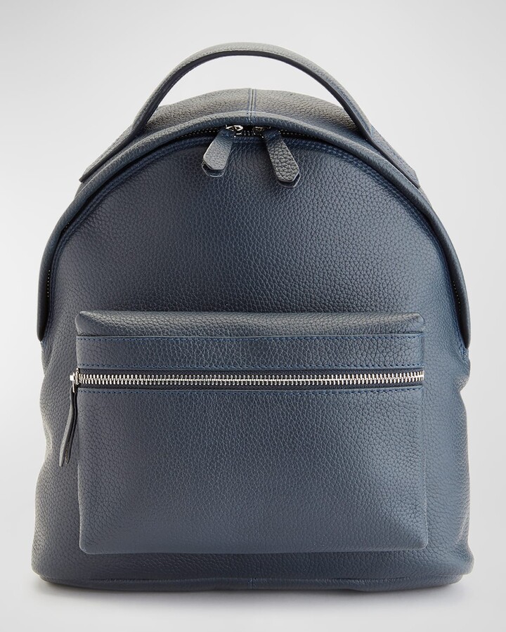 ROYCE New York Personalized Leather Travel Backpack