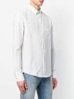 Thumbnail for your product : Golden Goose pinstripe curved hem shirt