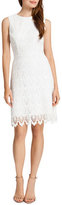 Thumbnail for your product : Cynthia Steffe Ramsey Sleeveless Lace Sheath Dress, Lilly White