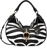 Thumbnail for your product : Diane von Furstenberg Zebra Print Leather Sutra Hobo Bag