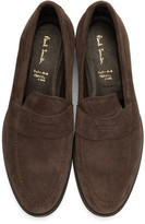 Thumbnail for your product : Paul Smith Brown Lowry Loafers
