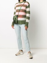 Thumbnail for your product : Golden Goose Knitted Striped Jumper