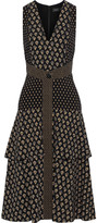Thumbnail for your product : Proenza Schouler Tiered Printed Crepe Dress
