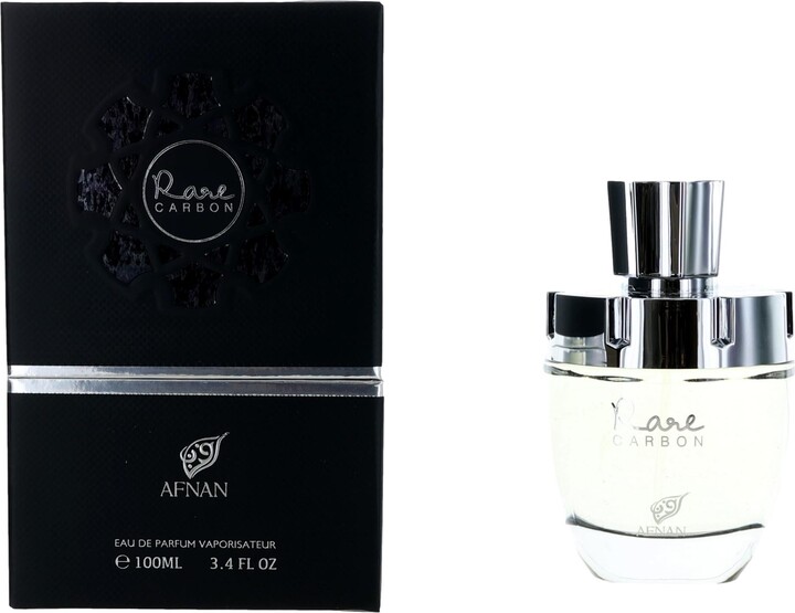 Combo 2pcs Rare Carbon by Afnan 3.4 oz EDP Spray for Men
