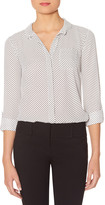 Thumbnail for your product : The Limited Printed Jewel Neck Blouse