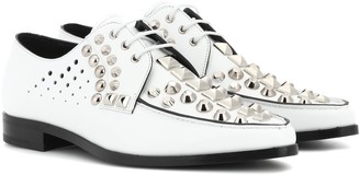 Prada Studded leather Derby shoes