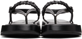 J.W.Anderson Black Flatform Sandals