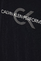 Thumbnail for your product : Calvin Klein Performance Printed Slub Jersey Top