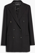 Thumbnail for your product : Ferragamo Double-breasted wool-crepe blazer