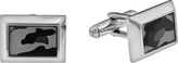 Thumbnail for your product : Lynx Stainless Steel Camouflage Rectangle Cuff Links