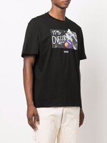 Thumbnail for your product : Throwback. It's Over-print cotton T-shirt