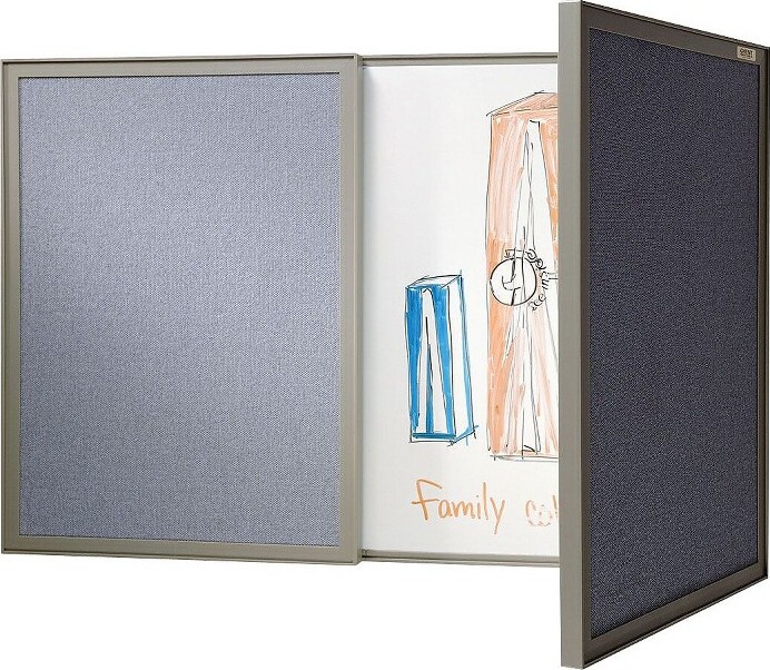 Ghent VisuALL PC Whiteboard Fabric Bulletin Board Exterior