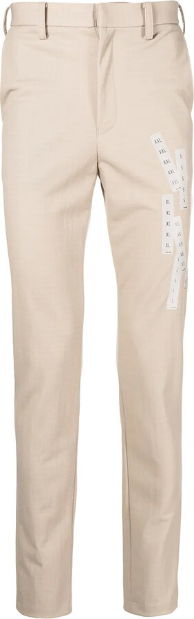Doublet High-Waisted Straight-Leg Trousers