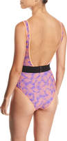 Thumbnail for your product : Diane von Furstenberg Classic Printed One-Piece Swimsuit