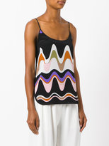 Thumbnail for your product : Emilio Pucci triangle print camisole top