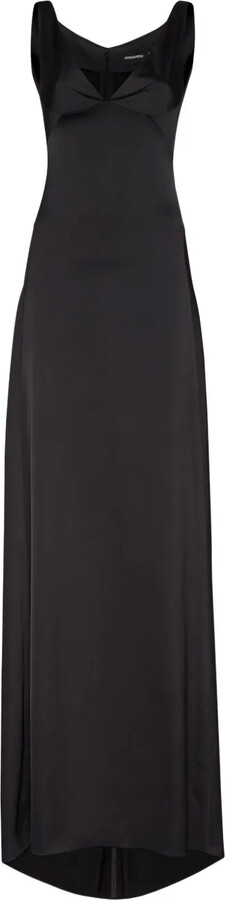 DSQUARED2 Satin Maxi Dress