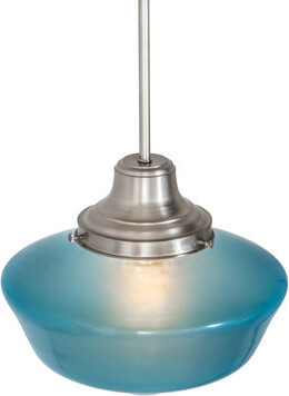 August Grove Moshier 1 - Light Single Schoolhouse Pendant