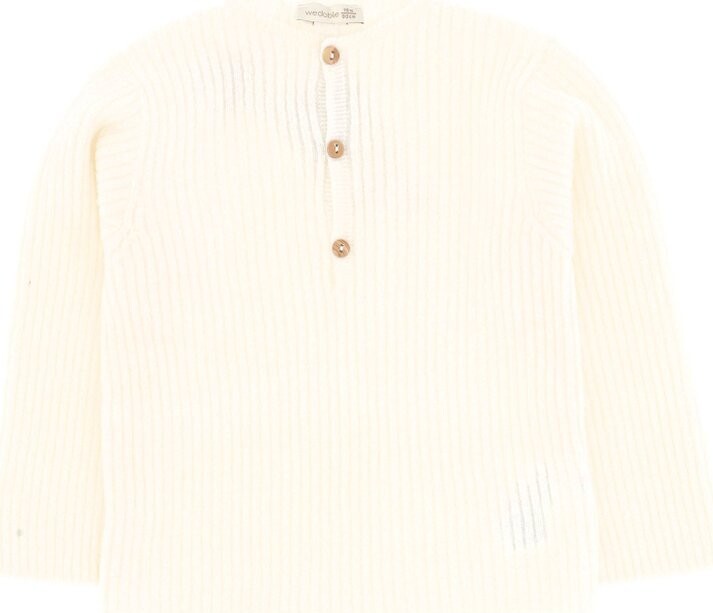 Wedoble Buttoned Ribbed Knitwear